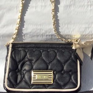 Betsy Johnson quilted crossbody purse